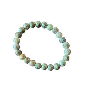 african turquoise beaded bracelet